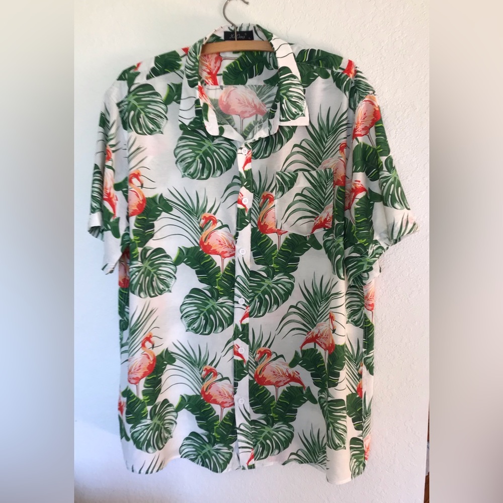 Flamingo Hawaiian Shirt